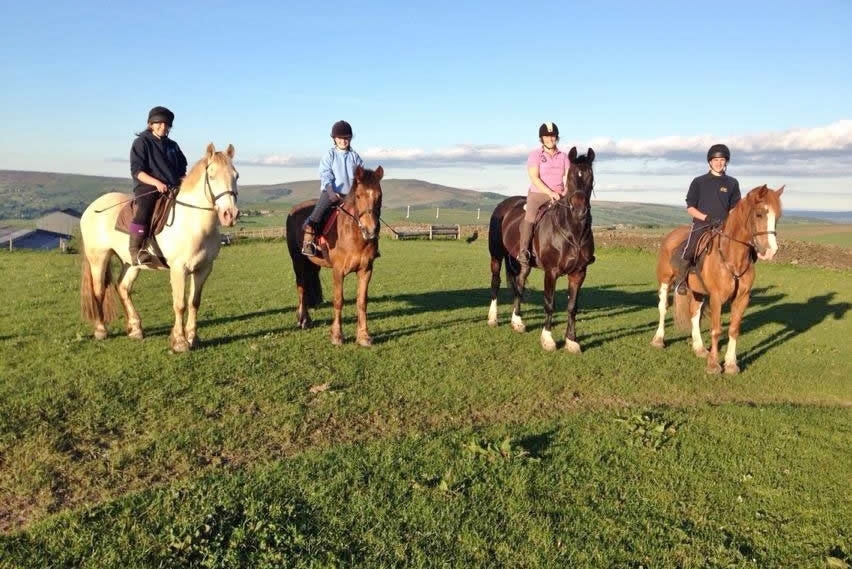 Riding in Skipton 